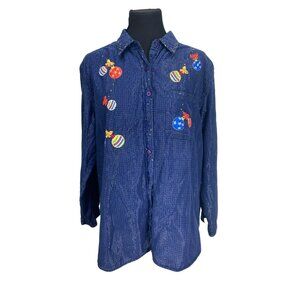 Bobbie Brooks Cotton Casual Plus Size Tops for Women 18W/20W